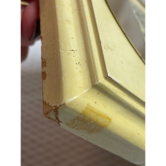 Vintage Palace Gardens Images Ivory Wooden Rectangular Framed Hanging - Picture 14 of 14